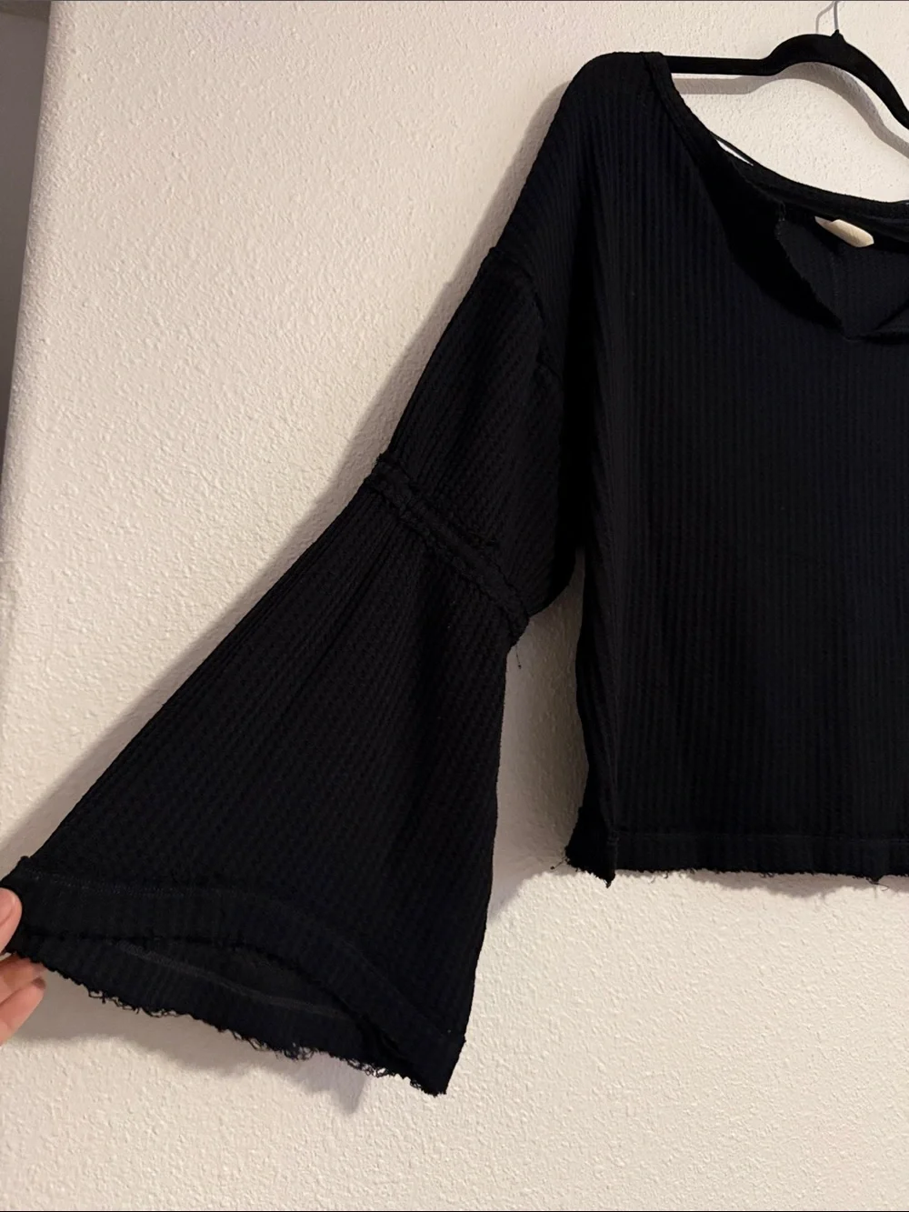 Free People Dahlia V Neck Bell Sleeve